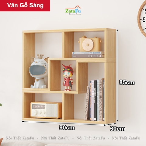 Kệ decor chữ L  phối hợp nhiều cách sử dụng đặc biệt KTT-122