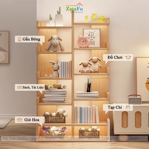 Kệ Sách Hình Xương Rồng, Kệ Để Vở Tài Liệu Hình Cây Độc Đáo KTT-138 ZataFu