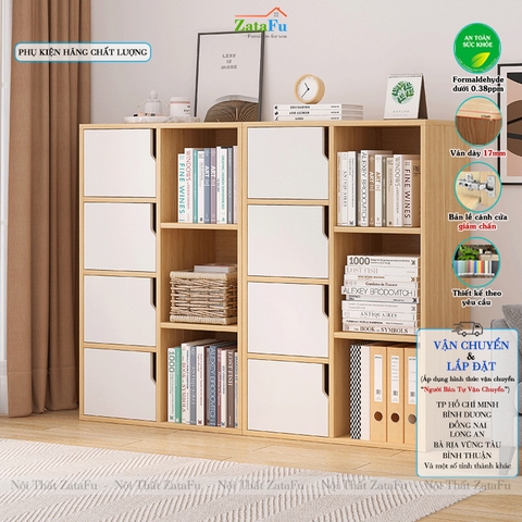 Tủ Kệ Để Sách Gỗ Trang Trí TUTT-15