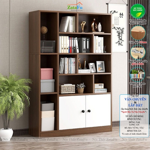 Tủ Kệ Sách Gỗ Tủ Kệ Trang Trí Hiện Đại TUTT-39