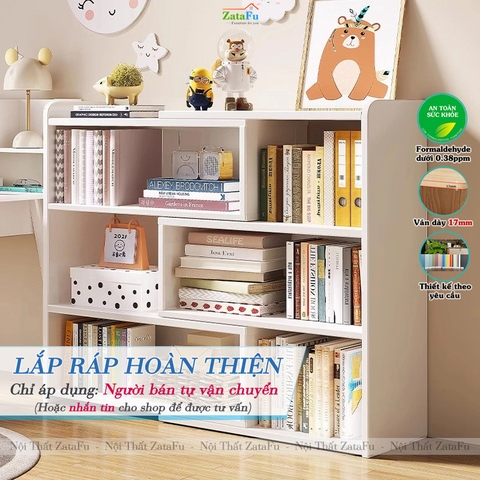 Kệ Để Sách Tùy Chỉnh Thiết Kế Hiện Đại Decor Trang Trí Phòng Học Phòng Khách KTT-141 ZataFu