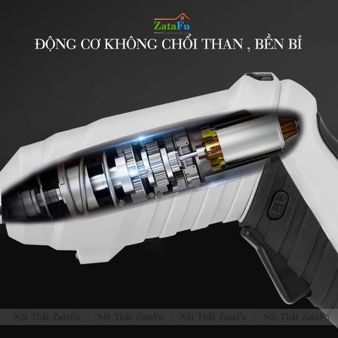 Máy Vặn Vít, Bắt Vít Cầm Tay MINI Pin Sạc 1500mAh Dùng Động Cơ Không Chổi Than