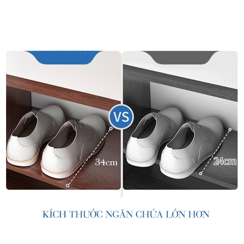 Tủ giày trang trí thiết kế tối giản TGIAY-12