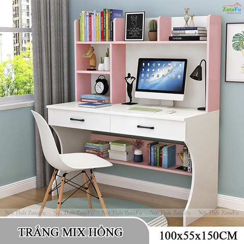 Bàn Học Sinh Gỗ MDF Thiết Kế Tinh Tế Hiện Đại BLV-154 ZataFu