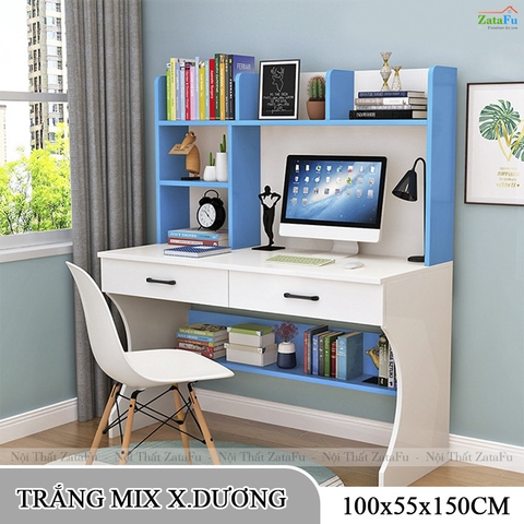 Bàn Học Sinh Gỗ MDF Thiết Kế Tinh Tế Hiện Đại BLV-154 ZataFu