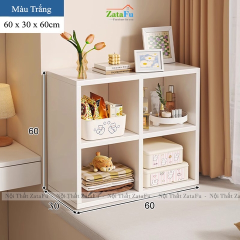 Tủ Kệ Sách Trang Trí Để Cửa Số Gỗ MDF Hiện Đại TUTT-56 ZataFu