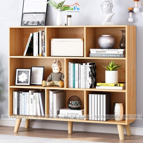 Tủ Kệ Đựng Sách Vở Trang Trí Decor Hiện Đại Gỗ Công Nghiệp MDF TUTT-60 ZataFu