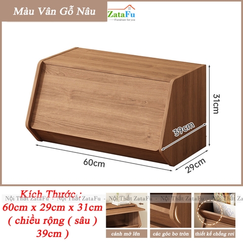 Tủ Gỗ Trang Trí Lục Giác Để Đồ Đa Năng Tủ Gỗ TUTT-61 ZataFu