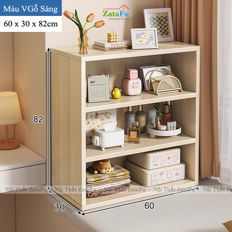 Tủ Kệ Sách Trang Trí Để Cửa Số Gỗ MDF Hiện Đại TUTT-56 ZataFu
