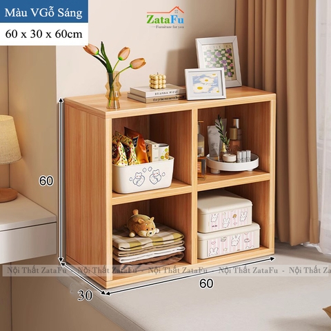 Tủ Kệ Sách Trang Trí Để Cửa Số Gỗ MDF Hiện Đại TUTT-56 ZataFu