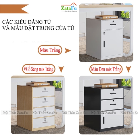 Tủ Đựng Hồ Sơ Tài Liệu Có Ngăn Kéo Và Khóa Thông Minh An Toàn TUTT-56 ZataFu