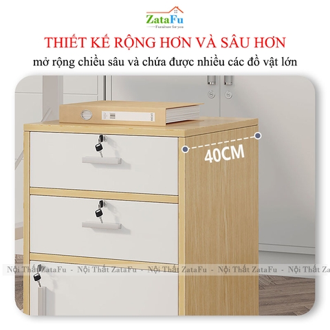 Tủ Đựng Hồ Sơ Tài Liệu Có Ngăn Kéo Và Khóa Thông Minh An Toàn TUTT-56 ZataFu
