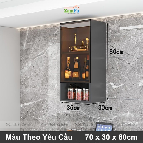 Tủ kệ bếp gắn tường sủ dụng LED cảm biến cao cấp KBEP-26
