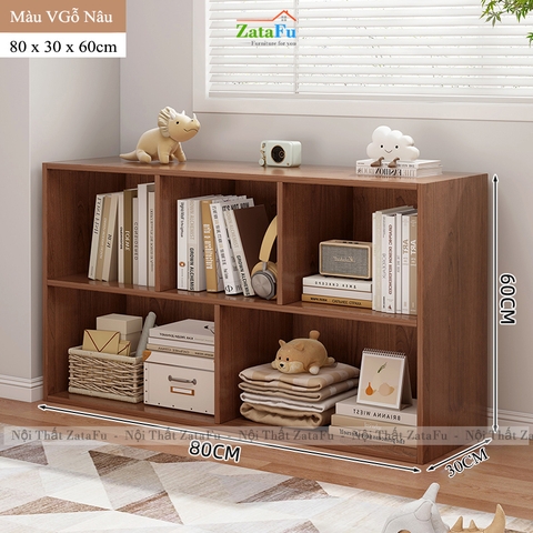 Kể Sách Gỗ Kệ Tổ Ong Nhiều Ngăn Đa Dạng Gỗ MDF KTT-147 ZataFu