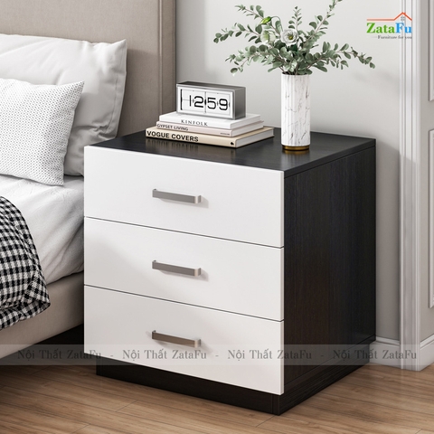 Tủ Đầu Giường Cao Cấp 3 Hộc Kéo TDG-08