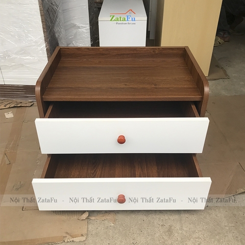 Tủ đầu giường mini bo góc tròn TDG-12