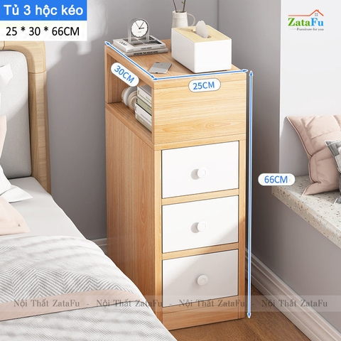 Tủ đầu giường mini có hộc kéo TDG-17