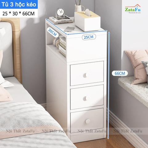 Tủ đầu giường mini có hộc kéo TDG-17
