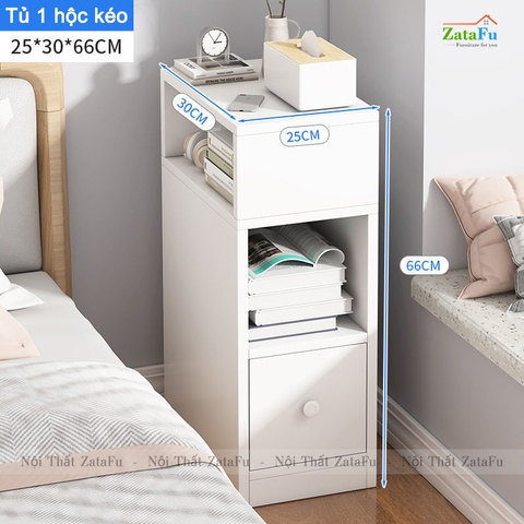 Tủ đầu giường mini có hộc kéo TDG-17
