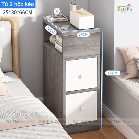 Tủ đầu giường mini có hộc kéo TDG-17