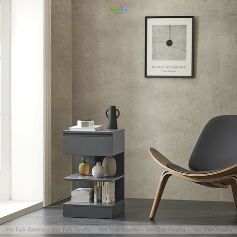 Tủ Đầu Giường Gỗ MDF 3 Tầng Thiết Kế Hiện Đại TDG-43 ZataFu