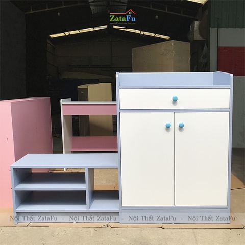 Tủ giày kèm kệ đựng giày có ghế ngồi TGIAY-06