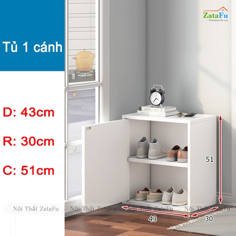 Tủ giày đứng phân ô nhiều tầng TGIAY-20
