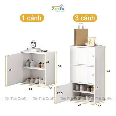 Tủ giày đứng phân ô nhiều tầng TGIAY-20