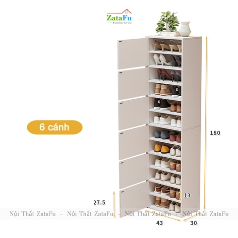 Tủ giày đứng phân ô nhiều tầng TGIAY-20