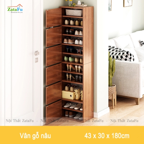 Tủ giày đứng phân ô nhiều tầng TGIAY-20