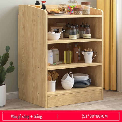 Kệ gỗ mini đựng gia vị phòng bếp KBEP-12