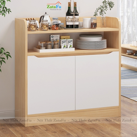 Tủ bếp đơn giản gỗ công nghiệp chống ẩm KBEP-06