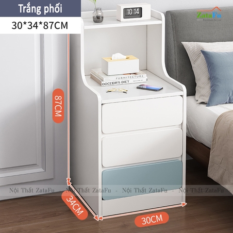 Tủ kệ đầu giường gỗ công nghiệp TDG-18