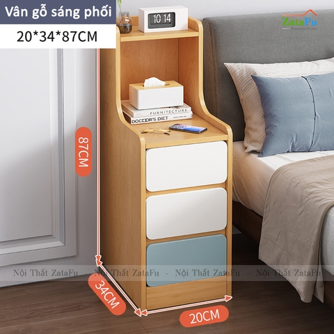 Tủ kệ đầu giường gỗ công nghiệp TDG-18