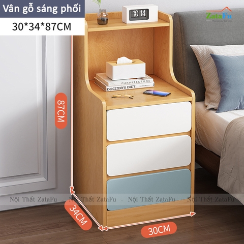Tủ kệ đầu giường gỗ công nghiệp TDG-18