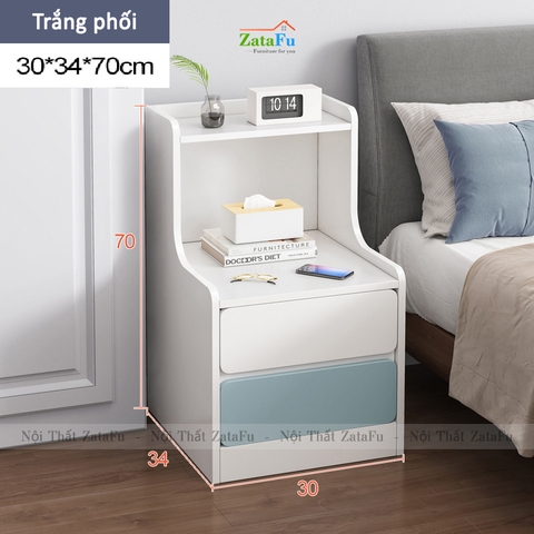 Tủ kệ đầu giường gỗ công nghiệp TDG-18