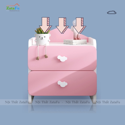 Tủ Đầu Giường Mini Đáng Yêu Cho Bé TDG-22