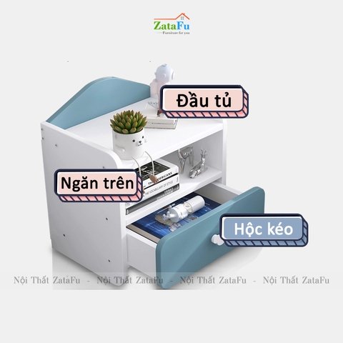 Tủ Đầu Giường Mini Đáng Yêu Cho Bé TDG-22