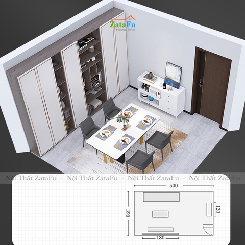 Tủ bếp gắn kính để lò vi sóng có hộc kéo KBEP-09