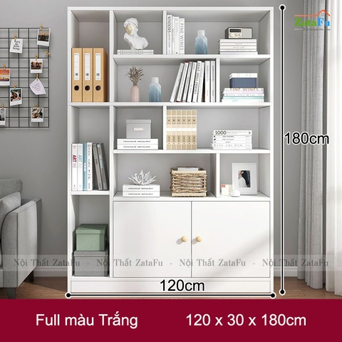 Tủ Kệ Sách Gỗ Tủ Kệ Trang Trí Hiện Đại TUTT-39