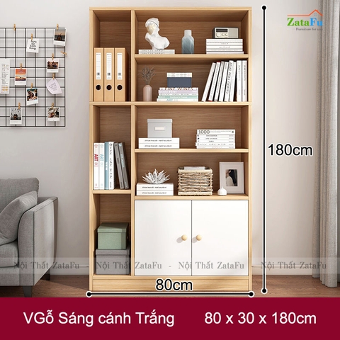 Tủ Kệ Sách Gỗ Tủ Kệ Trang Trí Hiện Đại TUTT-39