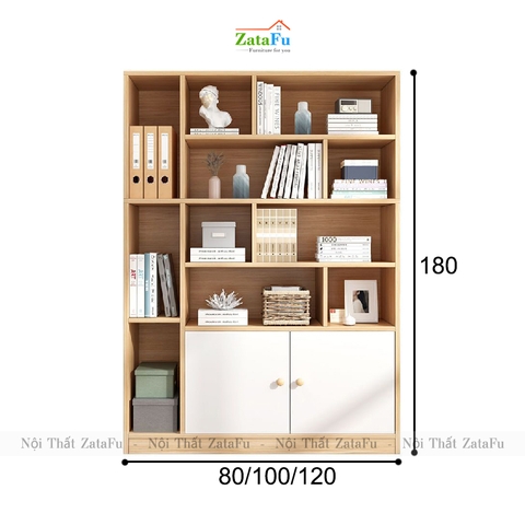 Tủ Kệ Sách Gỗ Tủ Kệ Trang Trí Hiện Đại TUTT-39