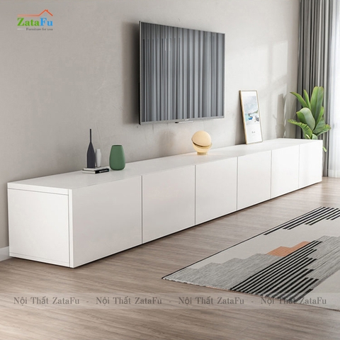 Tủ kệ tivi đặt sàn, treo tường phong cách hiện đại KTV-38