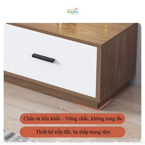 Kệ Tủ TiVi Phòng Khách Tùy Chỉnh Kích Thước Thiết Kế Thông Minh KTV-50 ZataFu