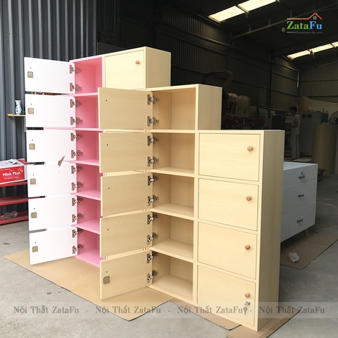 Tủ Locker Gỗ Đựng Hồ Sơ Nhiều Tầng Đa Năng KTT-20