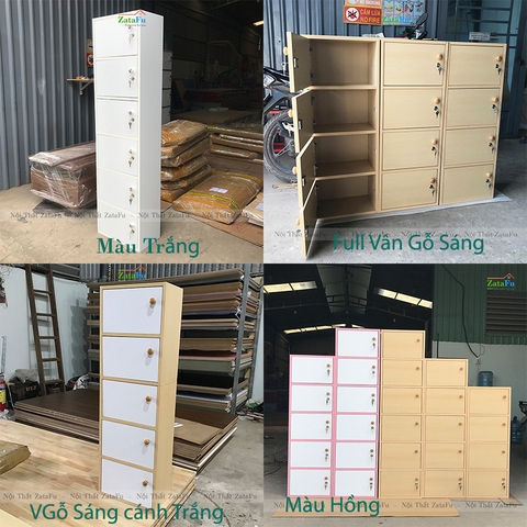 Tủ Locker Gỗ Đựng Hồ Sơ Nhiều Tầng Đa Năng KTT-20