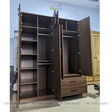Tủ quần áo gỗ công nghiệp thiết kế hiện đại TQA-42