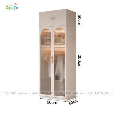 Tủ quần áo gỗ công nghiệp mang thiết kế sang trọng TQA-35