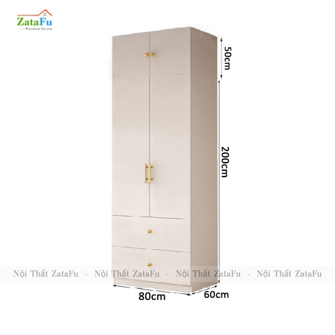 Tủ quần áo gỗ công nghiệp mang thiết kế sang trọng TQA-35