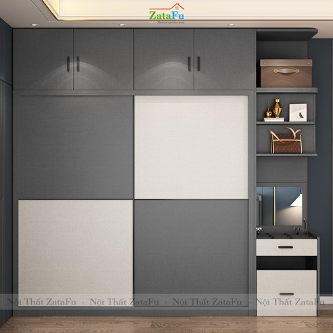Tủ quần áo cánh trượt cao cấp TQA-09